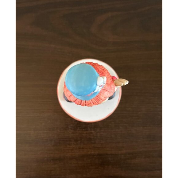 Vintage Artmark Lot Of Two Smiling Clown Figurines Circus Musicbox Balloons - Picture 6 of 13